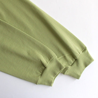 LUSTER PLAITING L/S TEE #LIGHT GREEN [A00SP01GT]