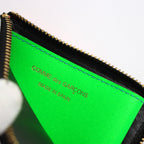 L字型ZIP財布 - SUPER FLUO LEATHER LINE #ORANGE/BLUE [8Z-H031-051]