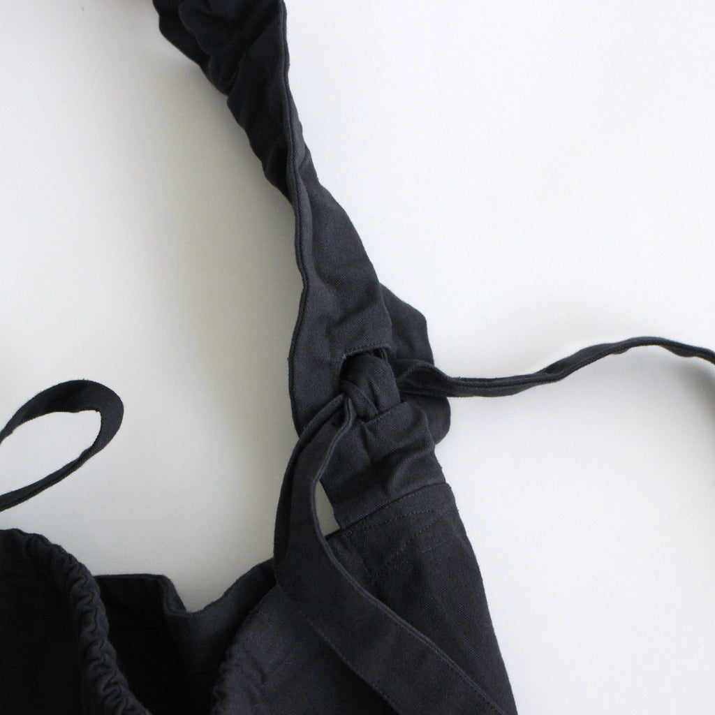 LARGE DRAWSTRING PORT-ALL #CHARCOAL [SSS24ACLDPCANCHA]