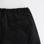 Corduroy Tuck Trousers #BLACK [TP233-40031]