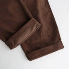 Corduroy Tuck Trousers #BROWN [TP233-40031]
