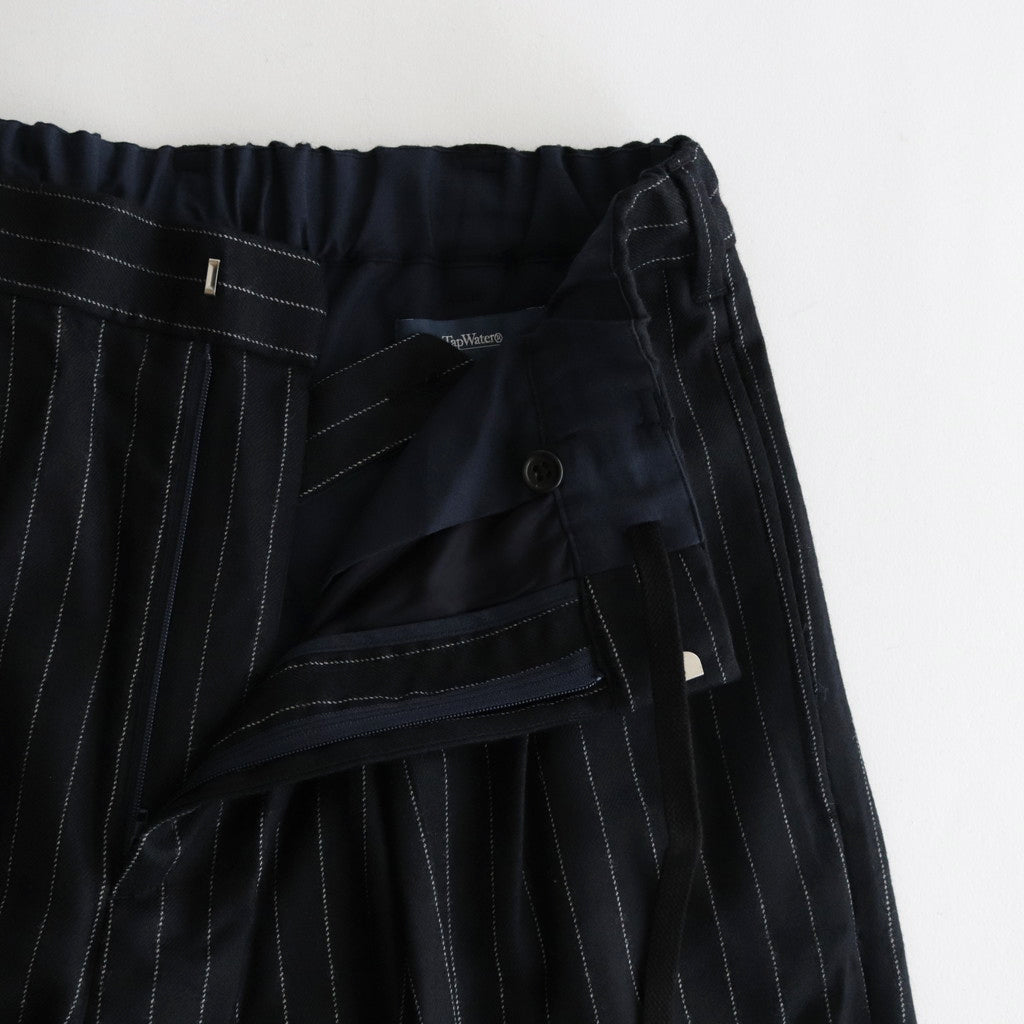 Saxony Flannel Trousers #STRIPE [TP233-40033]