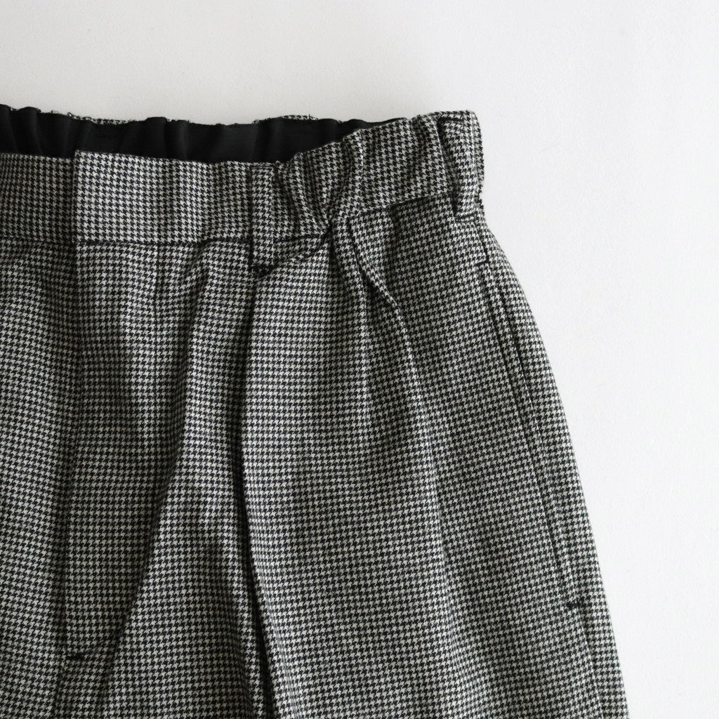 Saxony Flannel Trousers #CHECK [TP233-40033]