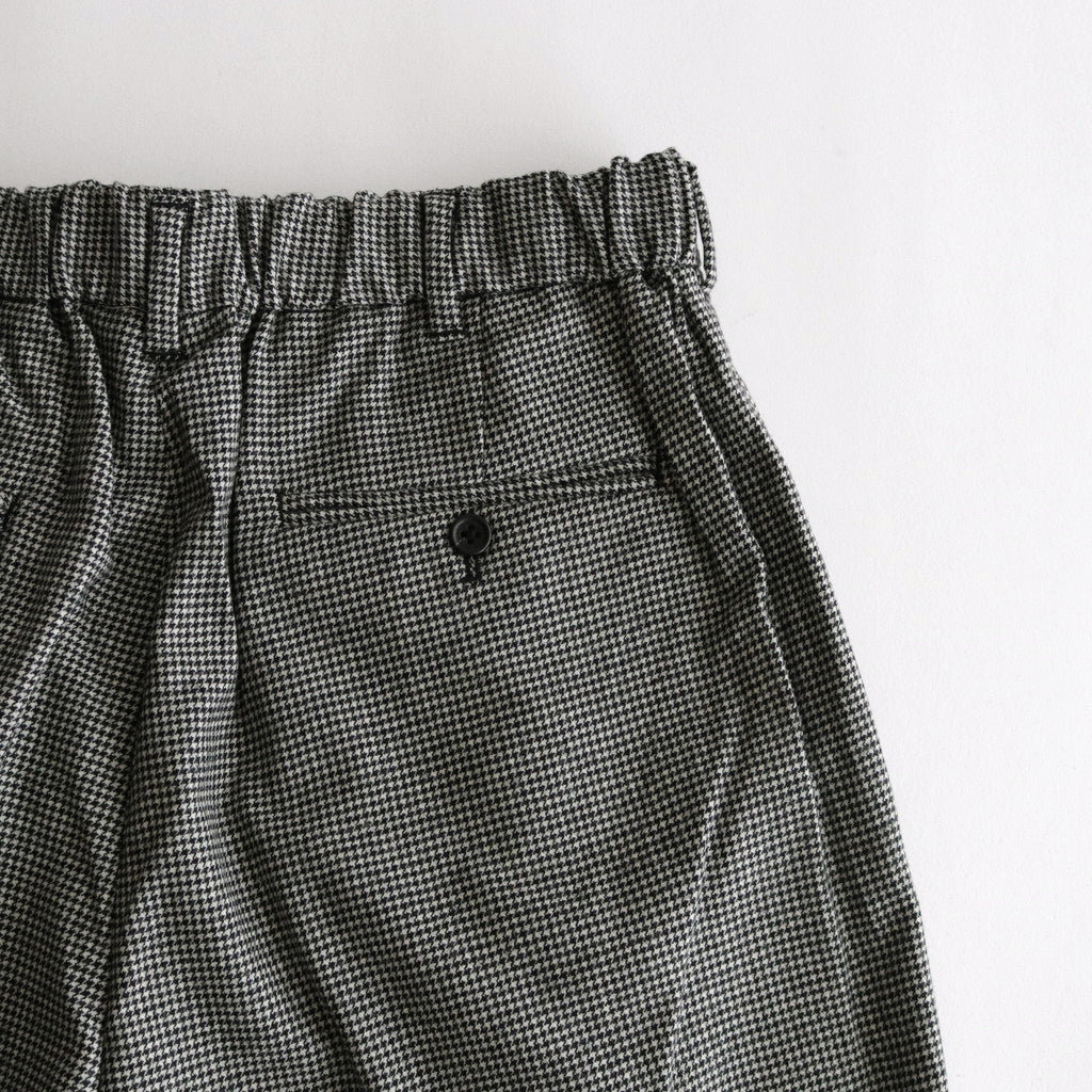 Saxony Flannel Trousers #CHECK [TP233-40033]