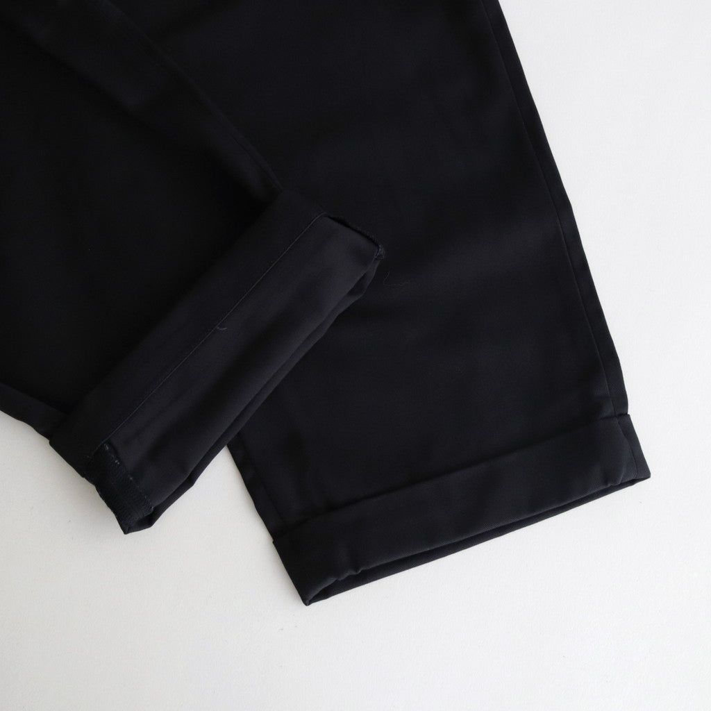 Cotton Chino Tuck Trousers #NAVY [TP233-40014]