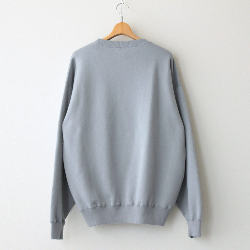 SMOOTH SOFT SWEAT P/O #BLUE GRAY [A23AP02TU] – ciacura