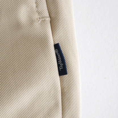 Cotton Chino Tuck Trousers #BEIGE [TP241-40019B]