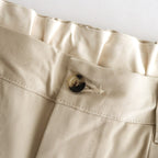 Cotton Chino Tuck Trousers #BEIGE [TP233-40014]