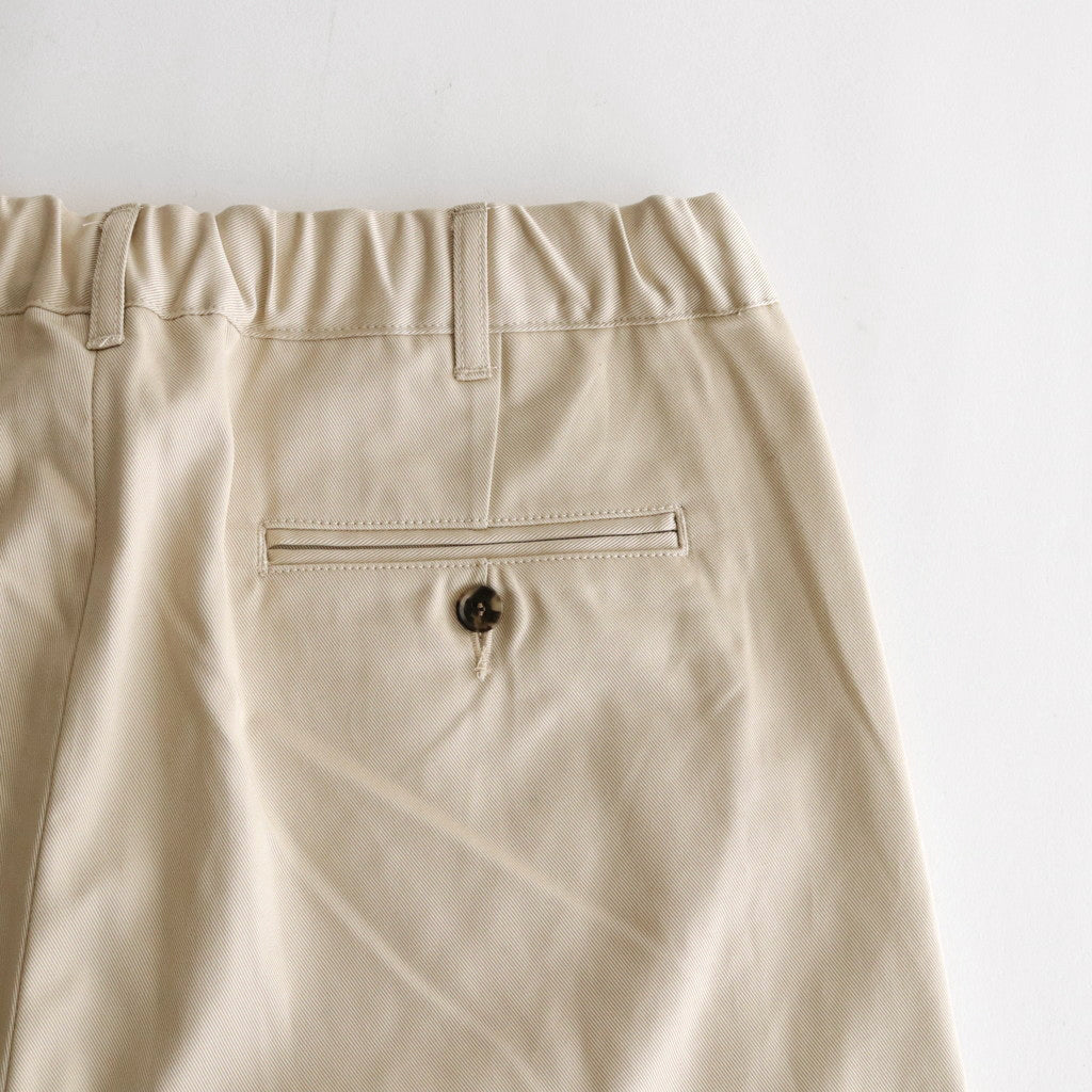 Cotton Chino Tuck Trousers #BEIGE [TP241-40019B]