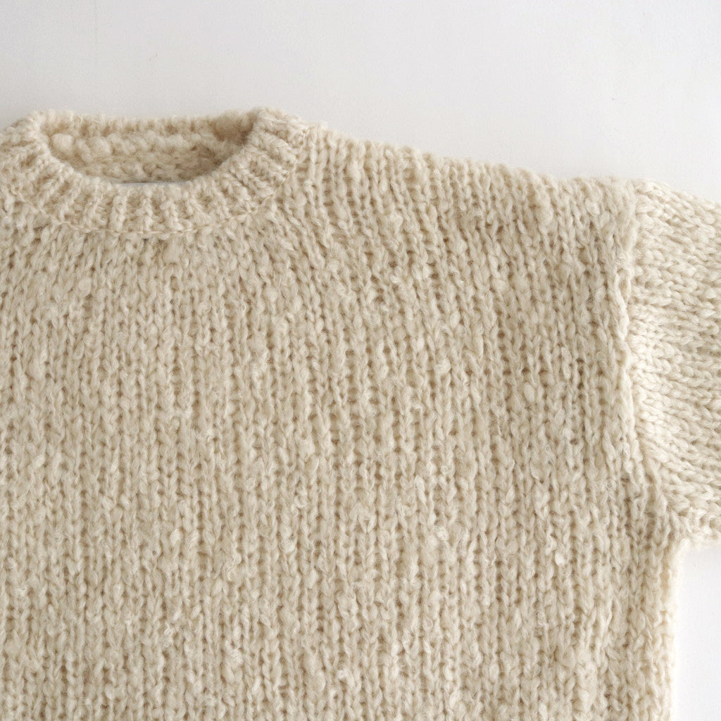 MOHAIR WOOL LOOSE KNIT LS #OFF [ST.714]