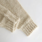 MOHAIR WOOL LOOSE KNIT LS #OFF [ST.714]