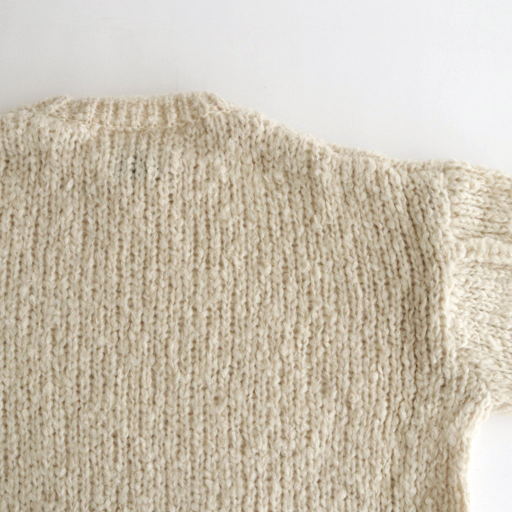 MOHAIR WOOL LOOSE KNIT LS #OFF [ST.714]