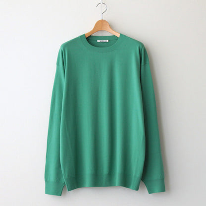 SUPER HIGH GAUGE WOOL KNIT P/O #JADE GREEN [A23AP01PD]