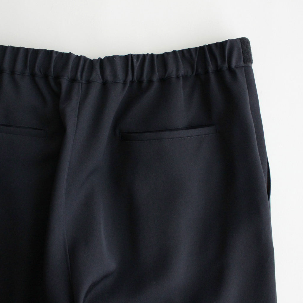 Scale Off Wool Wide Tapered Chef Pants #NAVY [GM241-40174B]