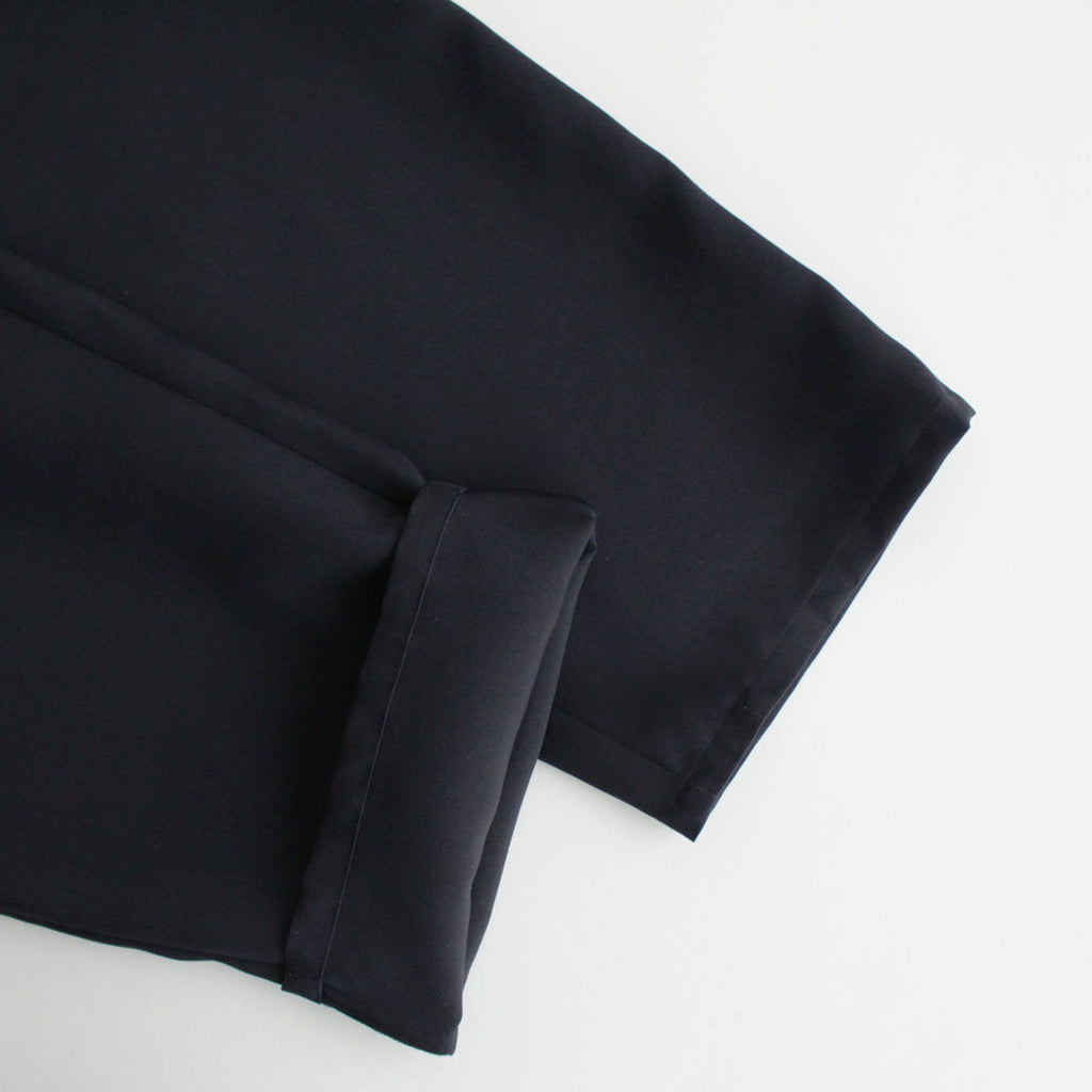 Scale Off Wool Wide Tapered Chef Pants #NAVY [GM241-40174B]