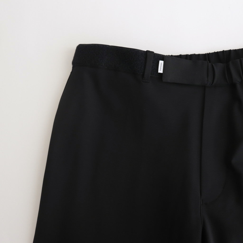 Compact Ponte Wide Tapered Chef Pants #BLACK [GM241-40288B]