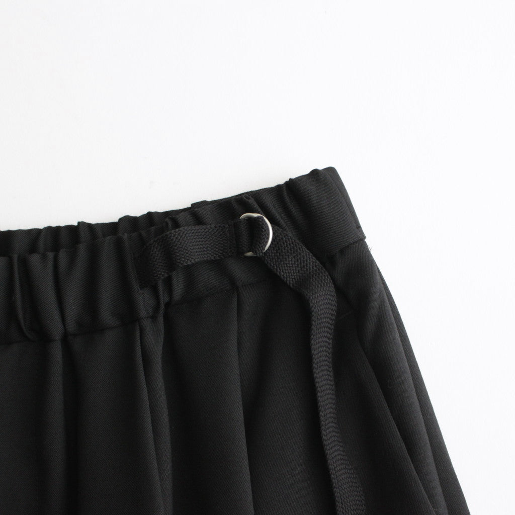 よそいきタックワイドPT #BLACK [D124-P103]
