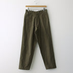 CHINO CLOTH PANTS WIDE TAPERED #olive [63659]