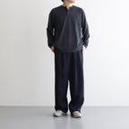 Wool Henley L/S #C.GRAY [2203-005]
