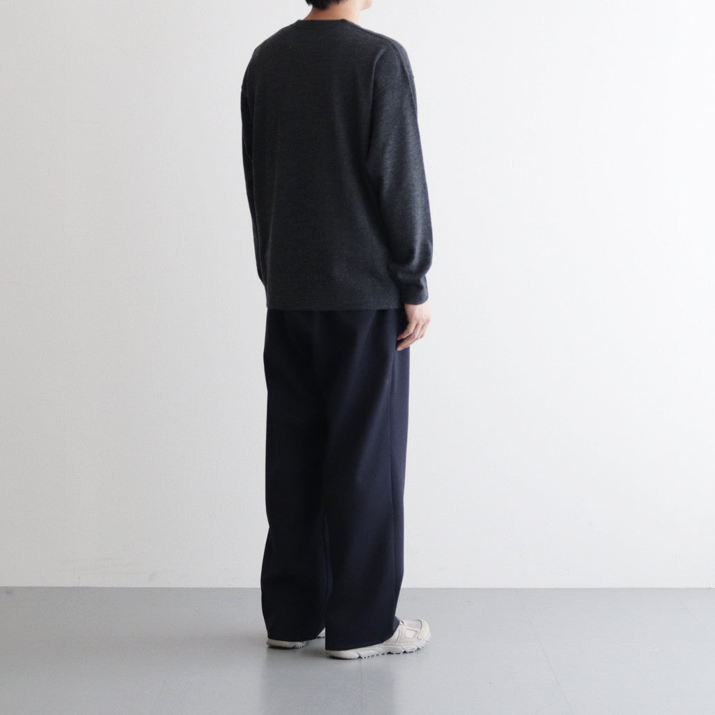 Wool Henley L/S #C.GRAY [2203-005]