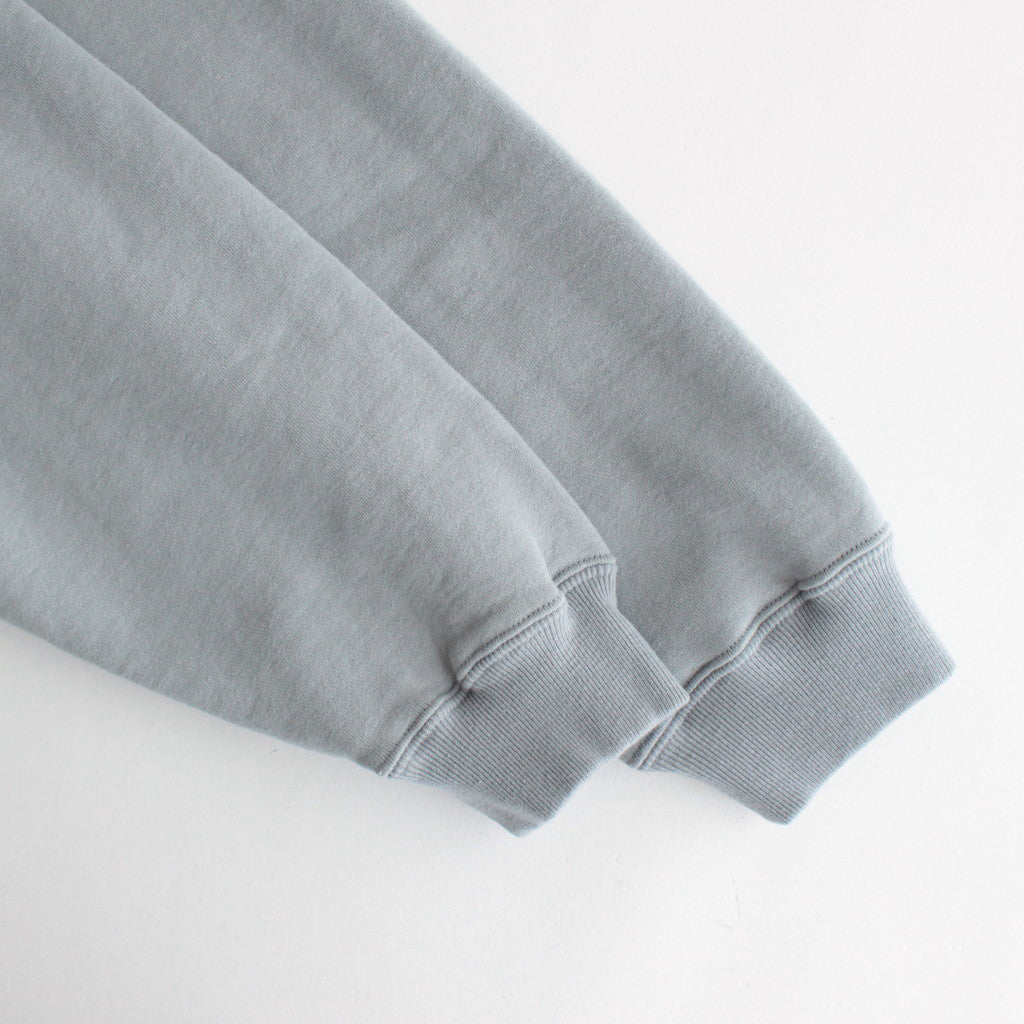 SMOOTH SOFT SWEAT P/O PARKA #BLUE GRAY [A23AP01TU] – ciacura