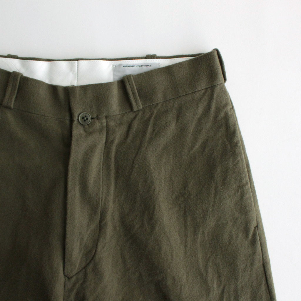 CHINO CLOTH PANTS WIDE TAPERED #olive [63659]