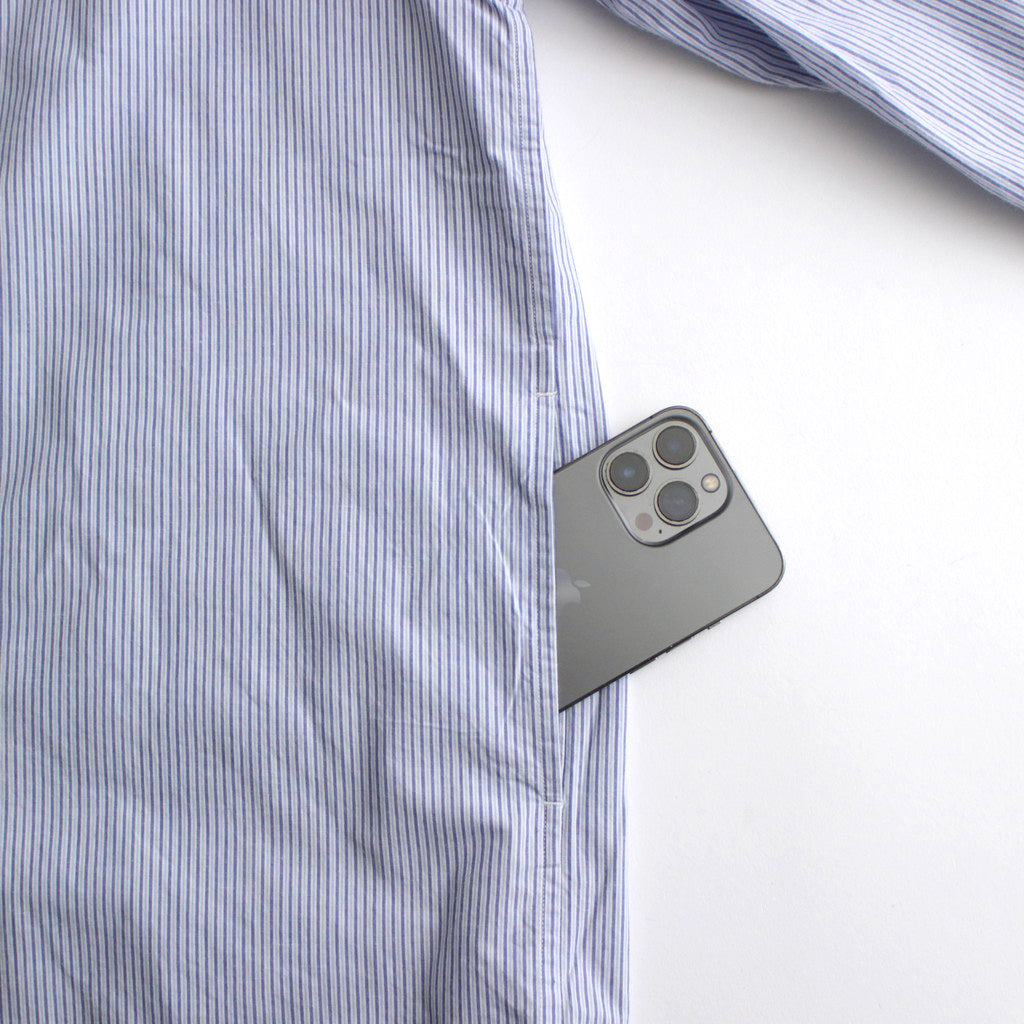 COMFORT SHIRT RELAX SQUARE #blue st [64106]