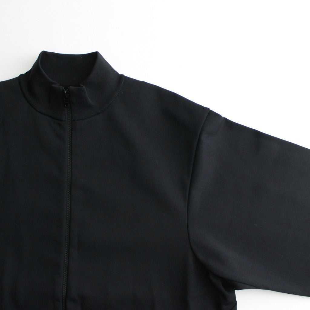 NYLON JERSEY TRACK JACKET #navy [14001]