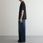 Cotton jersey product print S/ST shirt #BLACK [HM-T101-051]