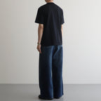 Cotton jersey product print S/ST shirt #BLACK [HM-T101-051]