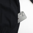 NYLON JERSEY TRACK JACKET #navy [14001]