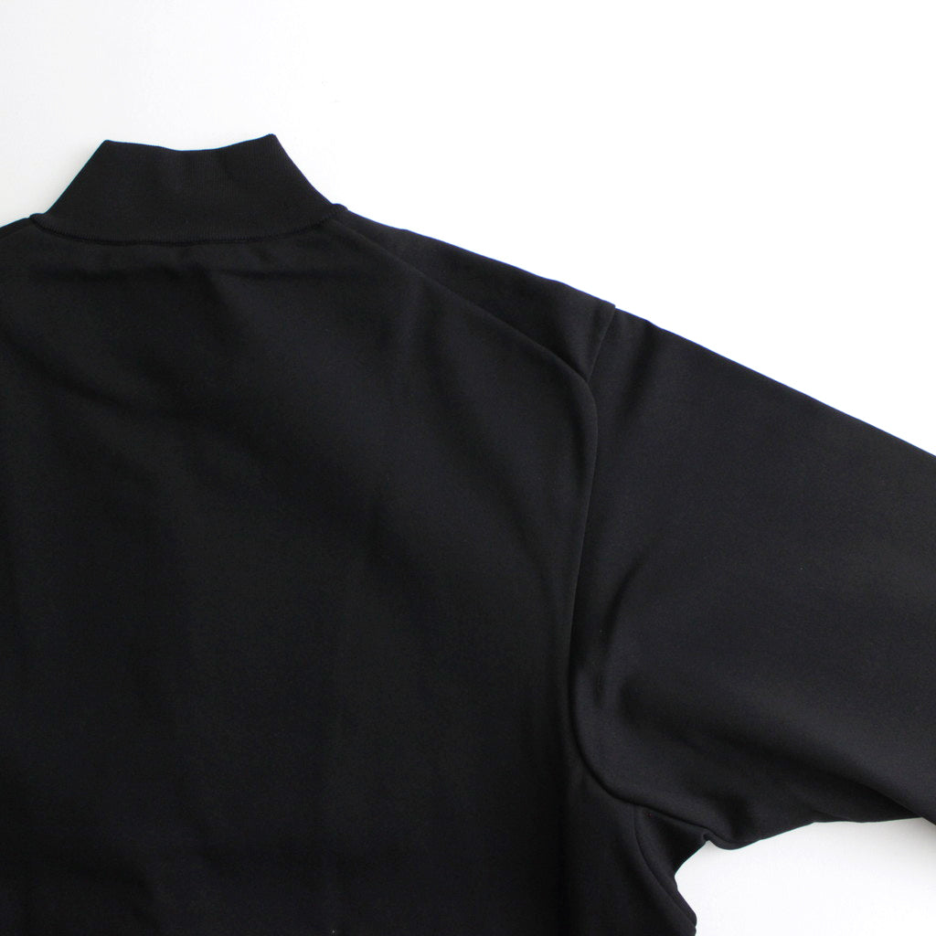 NYLON JERSEY TRACK JACKET #navy [14001]