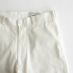 CHINO CLOTH PANTS WIDE TAPERED #off white [63658]