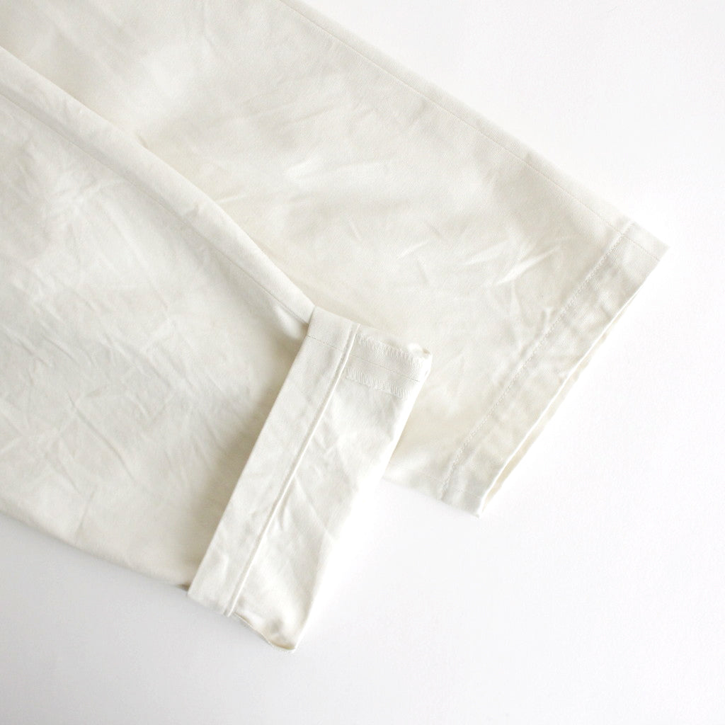 CHINO CLOTH PANTS WIDE TAPERED #off white [63658]