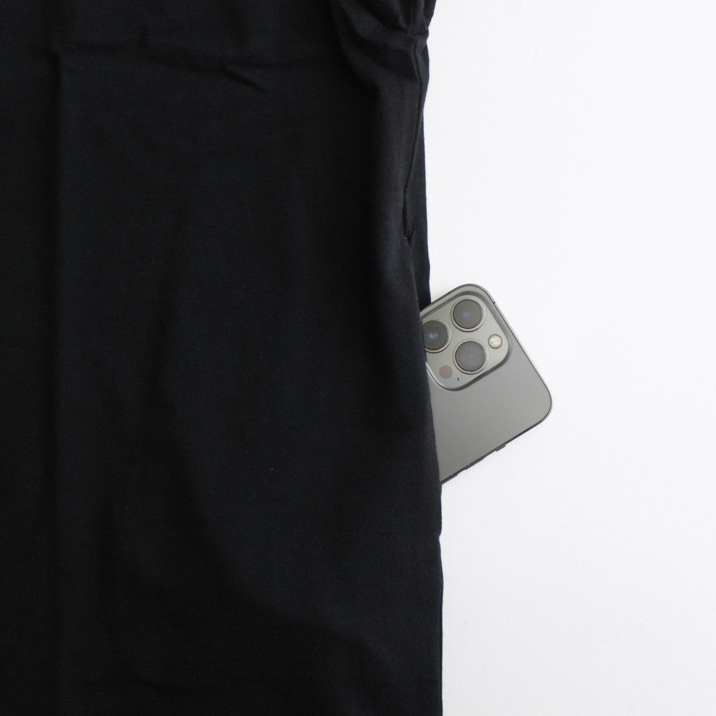 ロールアップT #BLACK [D124-T1063]