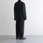 DRAWSTRING WIDE TROUSERS #BLACK [ST.661]