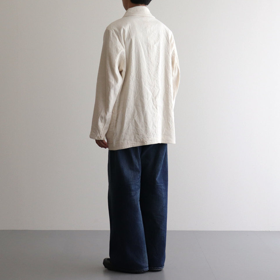 BUTTON JACKET #natural [43553]