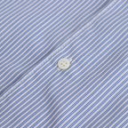 綿ストライプ×綿シャンブレー S/S シャツ #MIX [HM-B024-051]