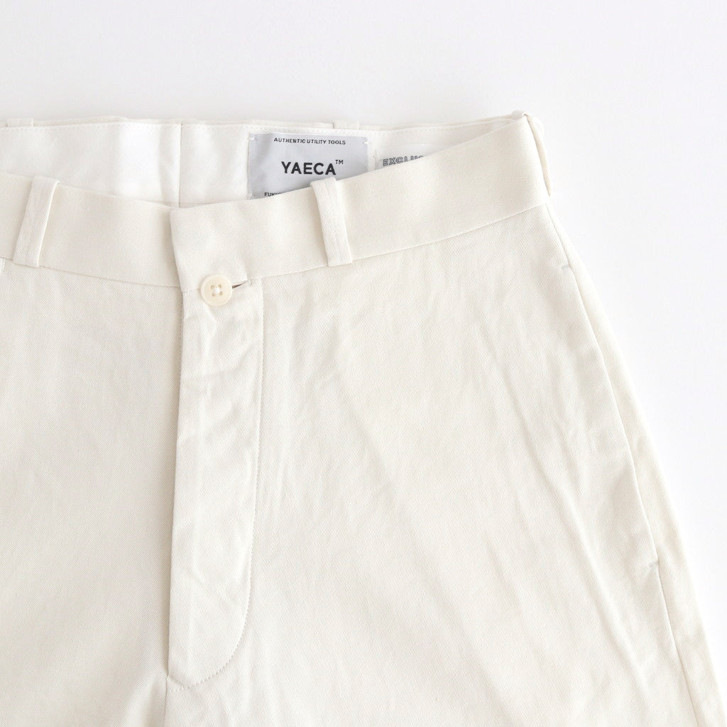 CHINO CLOTH PANTS WIDE #off white [64606]