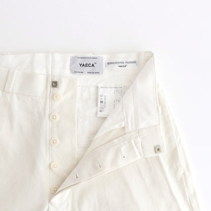 CHINO CLOTH PANTS WIDE #off white [64606]