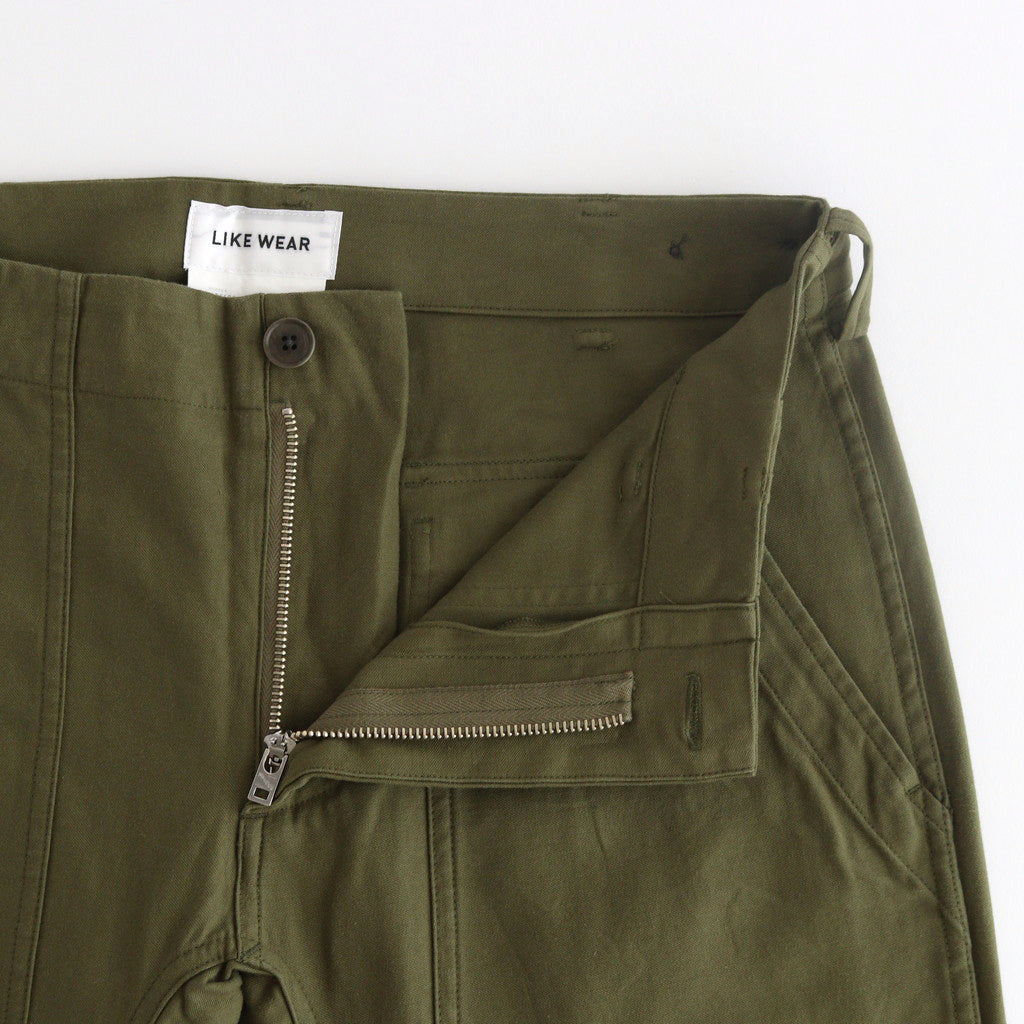 BAKER PANTS #olive satin [74604] – ciacura