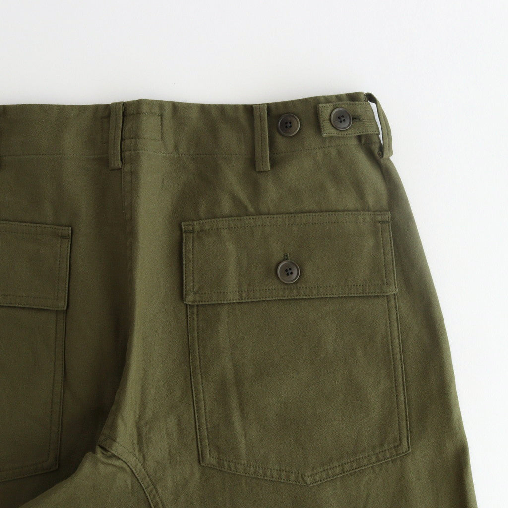 BAKER PANTS #olive satin [74604]