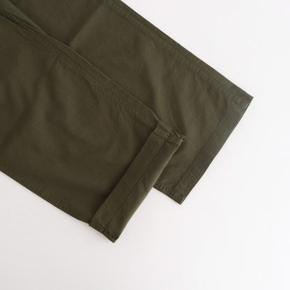 BAKER PANTS #olive poplin [74604]