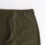 BAKER PANTS #olive poplin [74604]