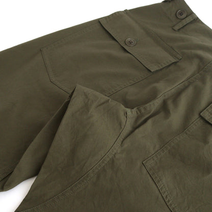 BAKER PANTS #olive poplin [74604]