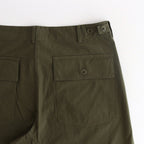 BAKER PANTS #olive poplin [24604]