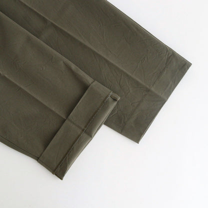 CHINO CLOTH PANTS CREASED #olive [14607]