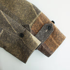 JACQUARD ZIP BLOUSON #BROWN [YK23FW0525B]