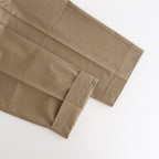 CHINO CLOTH PANTS CREASED #khaki [14607]