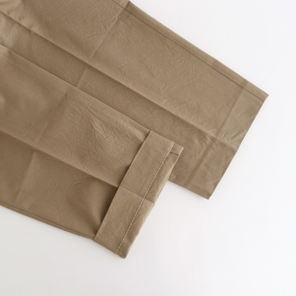 CHINO CLOTH PANTS CREASED #khaki [14607]